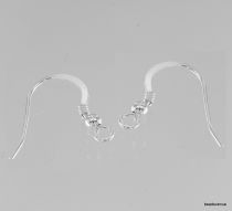 Sterling Silver Earring Hook- Height 18mm Wholesale Pack