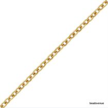 Gold Filled(14k) Cable Chain(1.1mm)- 40 cms.