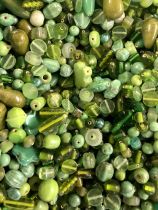 Mix Glass Beads -Green