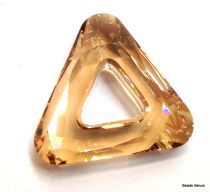  COSMIC TRIANGLES (4737) 20 MM Crystal Golden Shadow