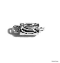 Sterling Silver Magnetic Tube Clasp -6x9mm