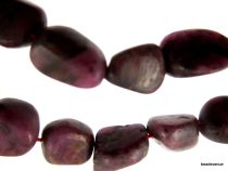 Ruby Natural Nugget Beads 5-11mm