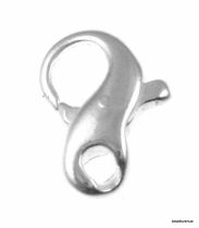 Sterling Silver Infinity Clasp 9.6 x 7.4mm- (Wholesale pack)