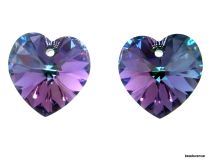 Swarovski  Heart(6228) Pendant- 18mm- Crystal Vitrail Light