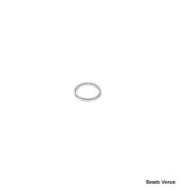 Sterling Silver Oval Jump Ring Open 0.8 x 3.6 x 5.5mm