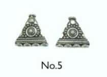 Sterling Silver Connector Triangle bead-18mm