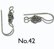 Sterling Silver Earring Hook- Height 25mm