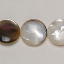  Black Mother of Pearl 12mm disc,app. 16