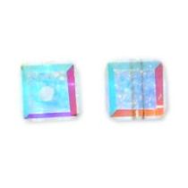 Swarovski Cubes 6 mm- Crystal AB