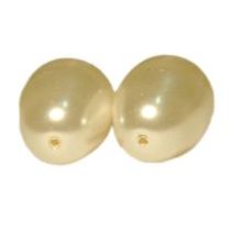 Swarovski Pear (11X 8 mm) Pearls -White