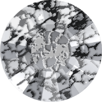 Swarovski Crystal Flatback No Hotfix 2034 Concise Flat Back SS-48 ( 11.11mm) - Crystal Black Patina (F) -  96 Pcs