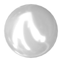 Swarovski Crystal Flatback Hotfix Cabochon Pearl  2081/2 SS 16 (3.90 mm)-Crystal Nacre