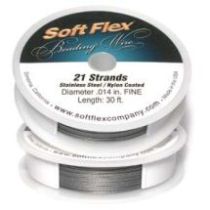 Soft Flex Beading Wire - Fine -Clear