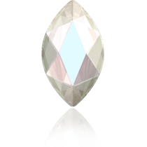 Swarovski Crystal Flatback No Hotfix 2201 Marquise Flat Back (8.00x3.50mm) - Crystal Aurore Boreale (F) -  144 Pcs