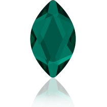Swarovski Crystal Flatback No Hotfix 2201 Marquise Flat Back (8.00x3.50mm) - Emerald (F) -  144 Pcs