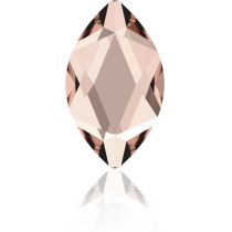 Swarovski Crystal Flatback No Hotfix 2201 Marquise Flat Back (14.00x6.00mm) - Vintage Rose (F) -  72 Pcs