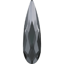 Swarovski Crystal Flatback No Hotfix 2304 Raindrop Flat Back (14.00x3.90 mm) - Crystal Silver Night (F) - 96 Pcs