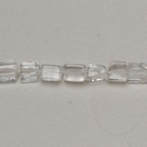  Crystal Quartz Rectangles 4-6mm( handcrafted size varies), App. 16