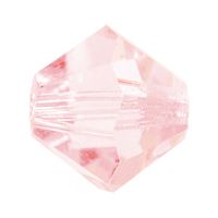 Preciosa® Crystal Bicone Beads Light Rose