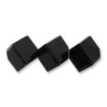 Swarovski Diagonal Cubes (5600) -8mm - Jet 