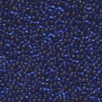 SEED BEAD 11/0 JAPANESE SILVER-LINED SQUARE HL DARK BLUE(74)