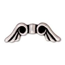  Casting Angel Wings Antique Silver 7 x 20mm