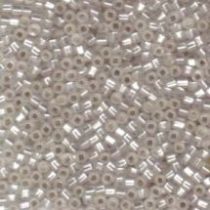 Seed beads size 8 Silver lined Clear Matt (64M)