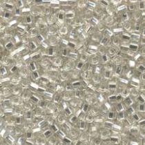 Seed beads size 6 Silver lined Clear (64)