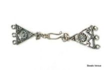 Sterling Silver Triangle Clasp 13 x 60MM