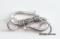 Sterling Silver S- Hook with tube 10.5mm x 20.5mm