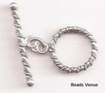 Sterling Silver Toggle Set 15 x 26mm