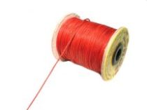 Waxed Cotton Cord -Red -100 Yards Roll 