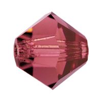 Preciosa® Crystal Bicone Beads Light Burgundy