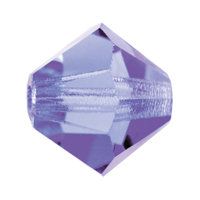 Preciosa® Crystal Bicone Beads Tanzanite