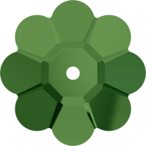 Swarovski MARGARITA Flower(3700)  -10 mm Fern Green