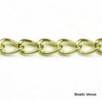 Curb Chain (Steel) 6.5 x 4mm Gold Plated