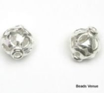 Sterling Silver Bead 9 x 7mm