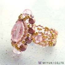 Miyuki Brilliant Pink Ring Kit
