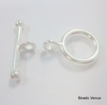  Toggle Clasp -14 X 24MM S/P- Wholesale Pack