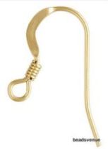  Gold Filled(14k) Earwire W/Coil-18mm