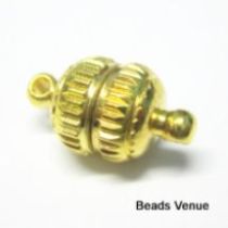  Magnetic Clasp Gold Plated 8.5 x 8 mm 