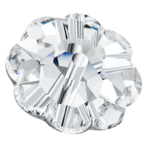 Preciosa®  MC Loch Flower Beads Crystal(Silver Foil) - 8mm - Wholesale