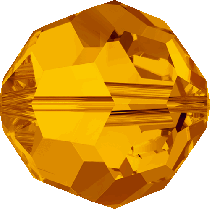 Swarovski Round (5000)-6mm -Crystal Tangerine