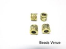 Bali Tube Bead 5mm- A/G- Wholesale Pack 