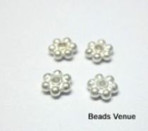 Sterling Silver Spacer Bead 3.4x1 mm Bright finish 
