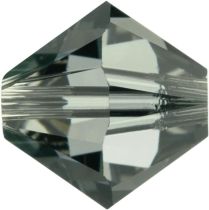 Swarovski  5328 Bicone- 3mm Crystal Black Diamond