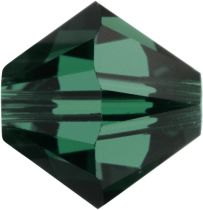 Swarovski  5328 Bicone- 3mm Crystal Emerald