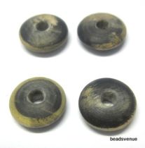 Horn Spacer Bead Natural-9.5x3.5mm