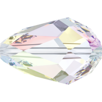 Swarovski Pear (5500) bead - 9x6mm Crystal AB