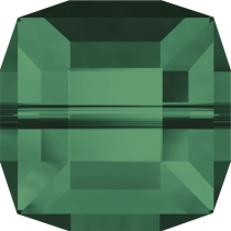 Swarovski Cystal Cubes(5601) Bead 6 mm-Emerald